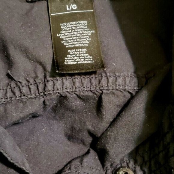 INC International Concepts Short Sleeves Polo Black Large - Picture 4 of 6